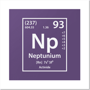 Neptunium Element Posters and Art